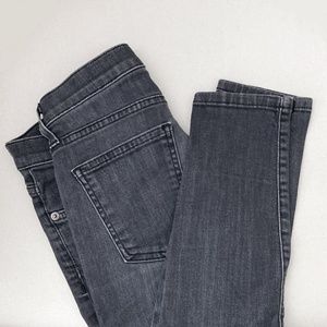 Current/Elliot Dark Grey Skinny Jeans